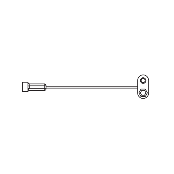 Cable Extension 100 mm Male Battery