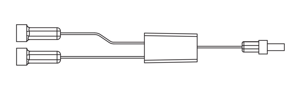 Power splitter 2 ways F M2
